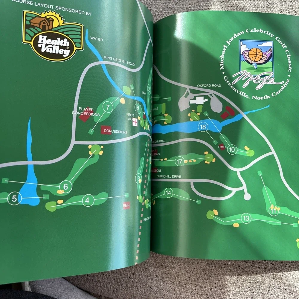 Michael Jordan 1995 Celebrity Golf Invitational Program North Carolina‎
